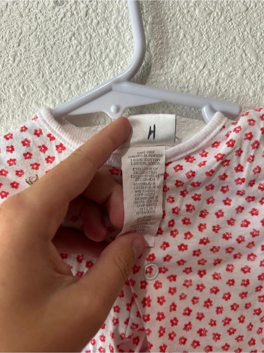 Vintage Carters Floral Baby Sleep Gown